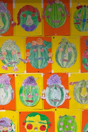  Kunstwerke der Klasse 2a