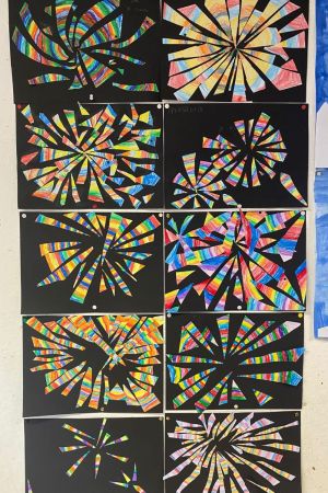  Kunstwerke der Klasse 2a