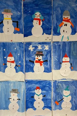  Kunstwerke der Klasse 2a